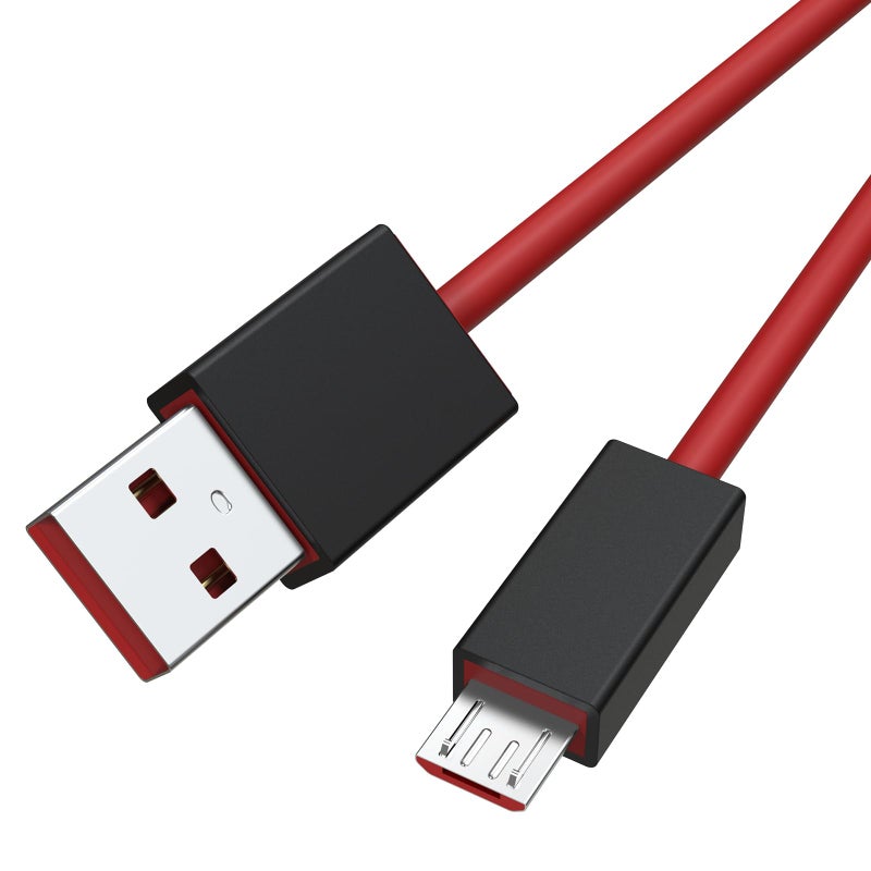 Learsoon Replacement USB Charging Charger Power Supply Cable Compatible with Beats by Dr Dre Powerbeats 3 Powerbeats 2 Studio Solo Wireless Headphones Earphones and Pill Speakers (Red/100cm) - Image 2